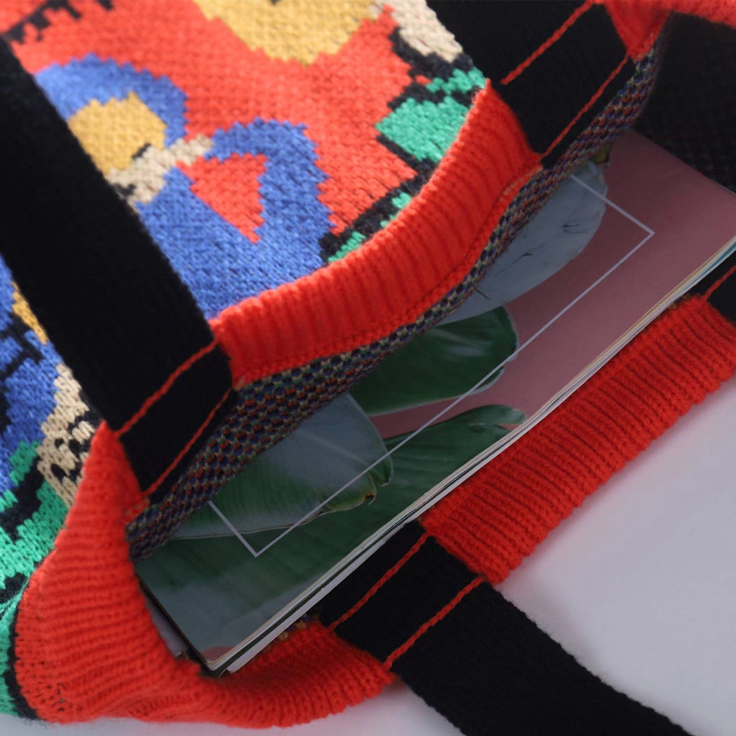 Artist woven bag