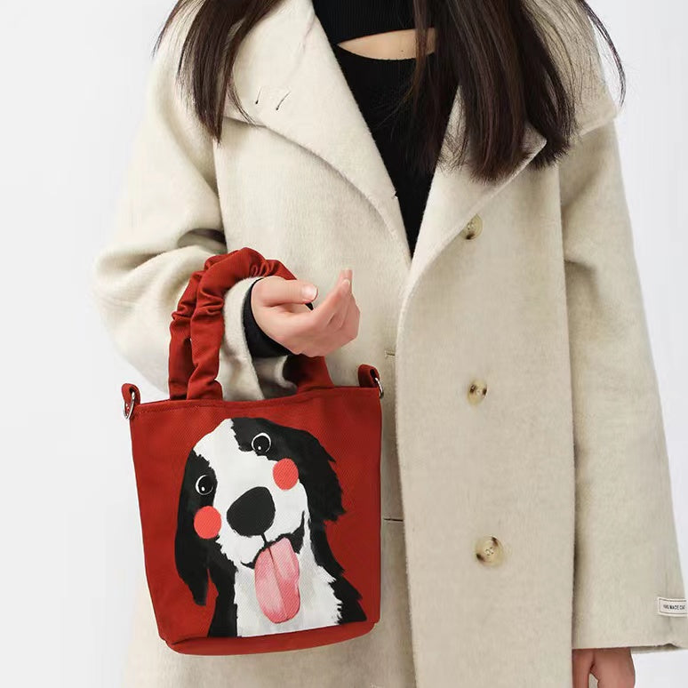 Smiling Puppy Sling Bag