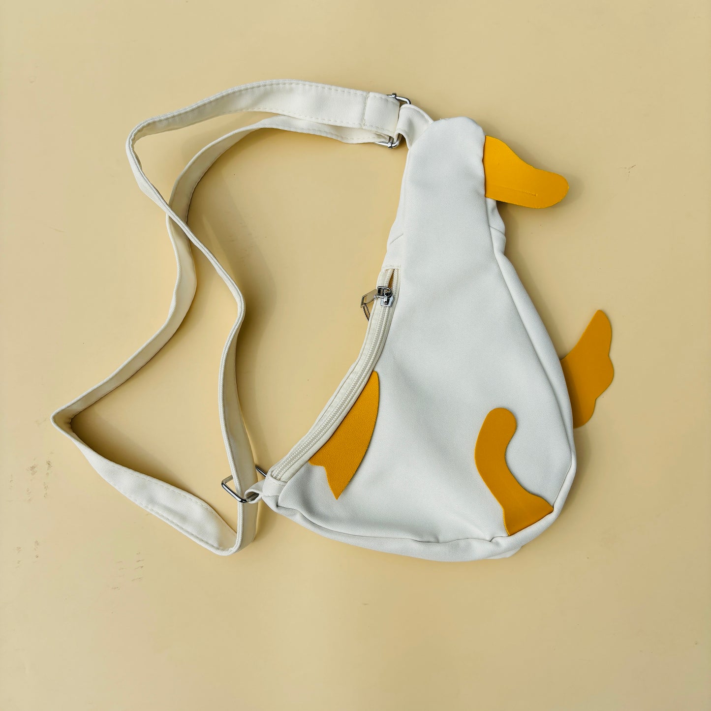 cute duck bag within white