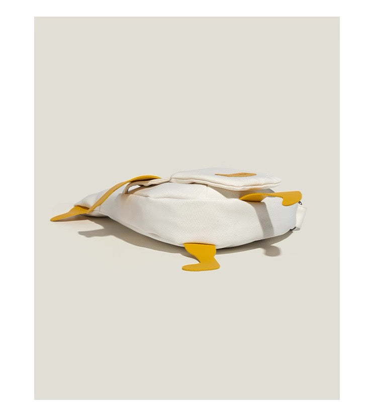 cute duck bag within white