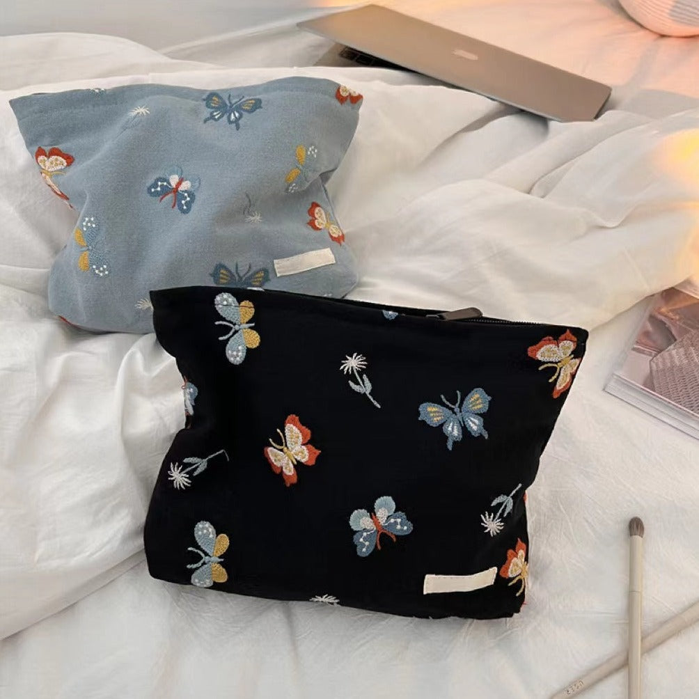 Butterfly Makeup Bag Within Sky