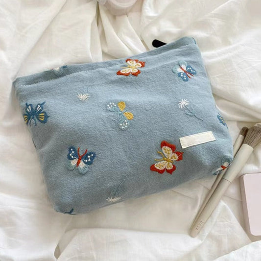 Butterfly Makeup Bag Within Sky