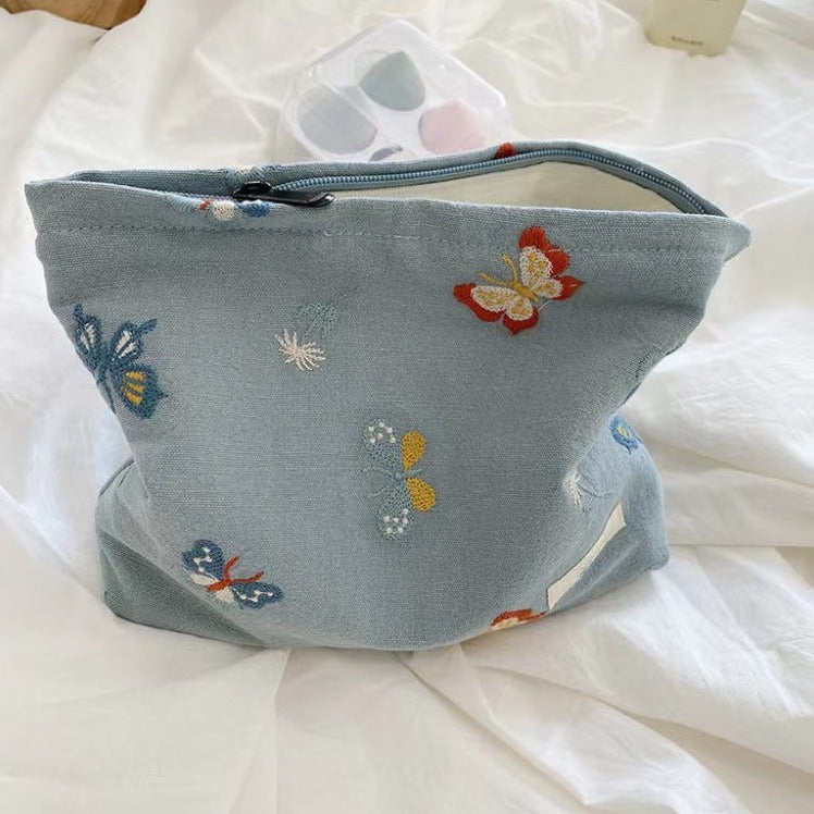 Butterfly Makeup Bag Within Sky