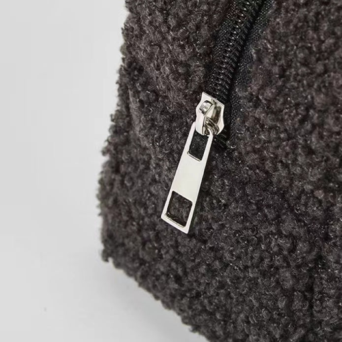 Teddy Fleece Bag within Black