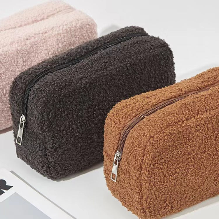 Teddy Fleece Bag within Brown