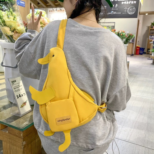 cute duck bag within Yellow