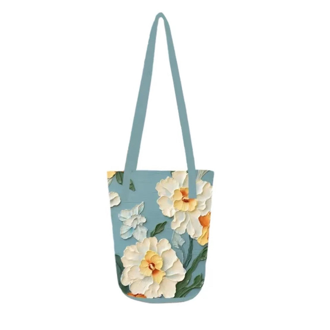 Spring Painting Bucket Bag