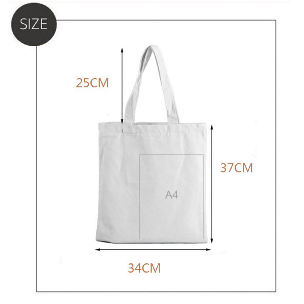 Cute Printed Bag Corgi Jenga Canvas Bag