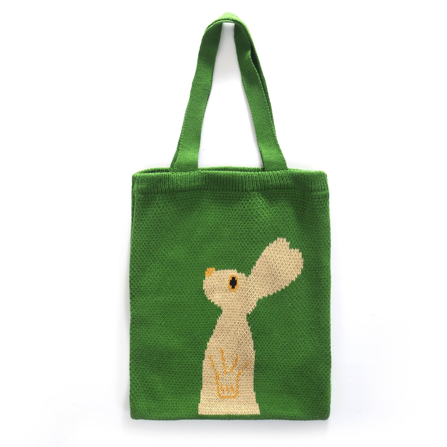 Rabbit knitted bag