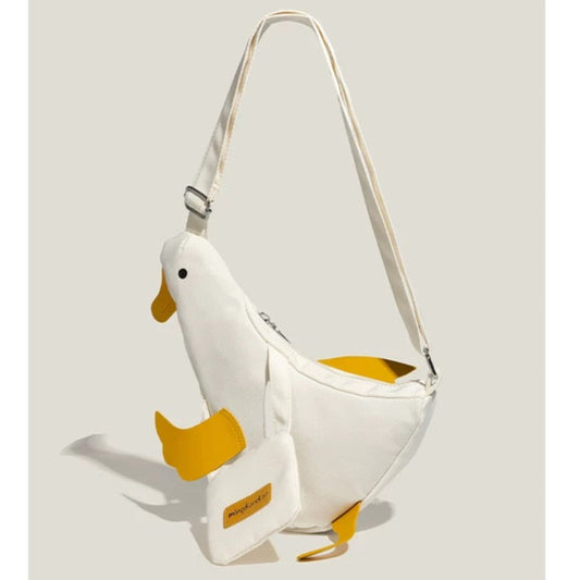 cute duck bag within white