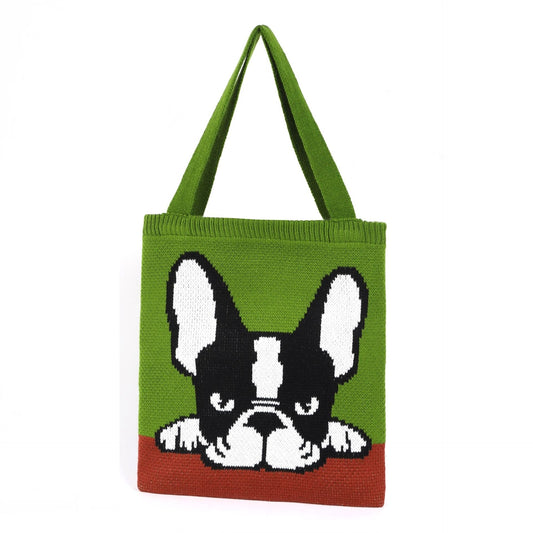 Pug dog Tote Bag within Apple